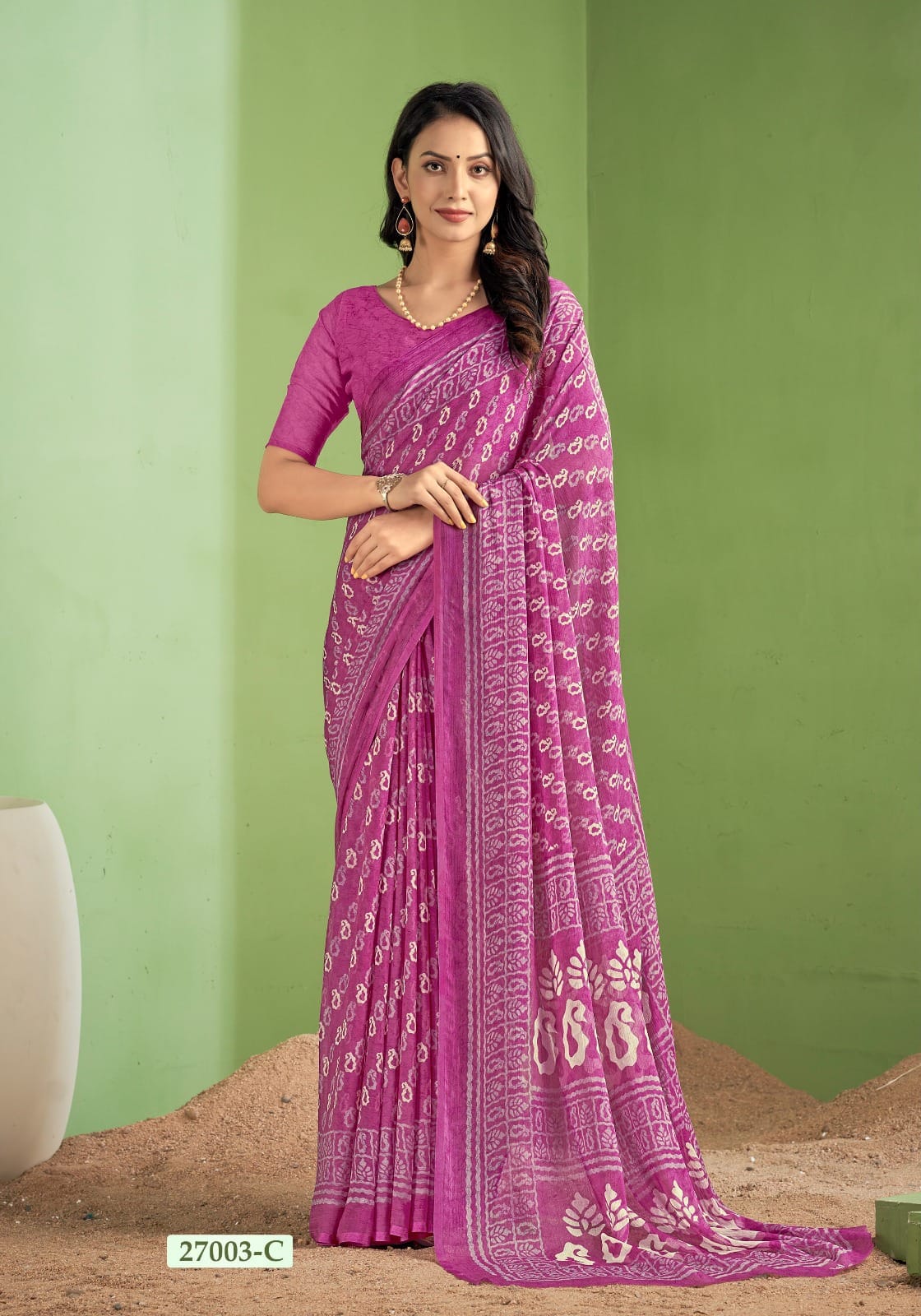 Star Chiffon 138 By Ruchi Printed Designer Chiffon Sarees Wholesalers In Delhi